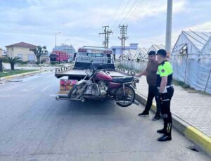 Alanya’da 5 motosiklet trafikten men edildi