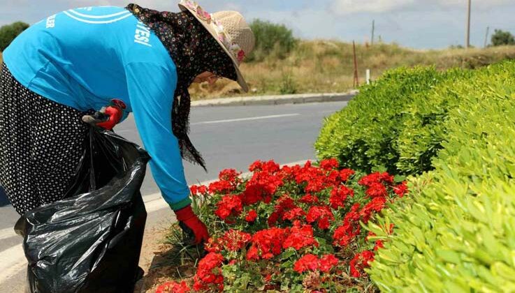 Alanya’da 571 bin 250 adet mevsimlik çiçek toprakla buluştu