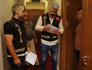 Antalya’da günübirlik kiralanan evlere eş zamanlı denetim