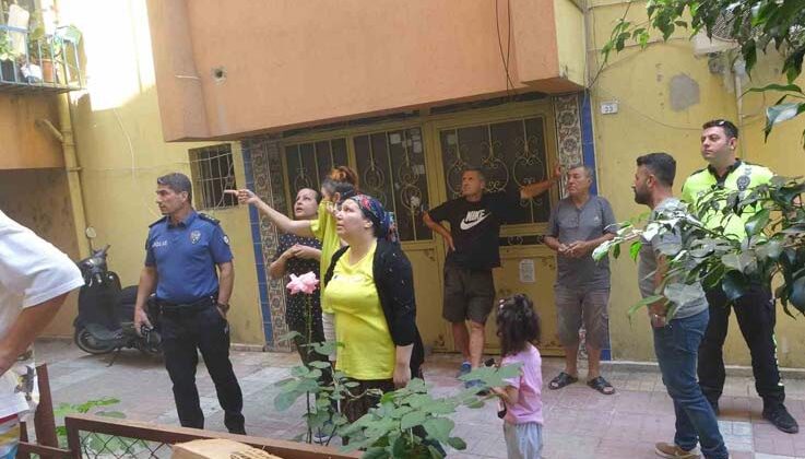 Apartman sakinlerini sokağa döken yangında ’maskeli sabotajcı’ iddiası
