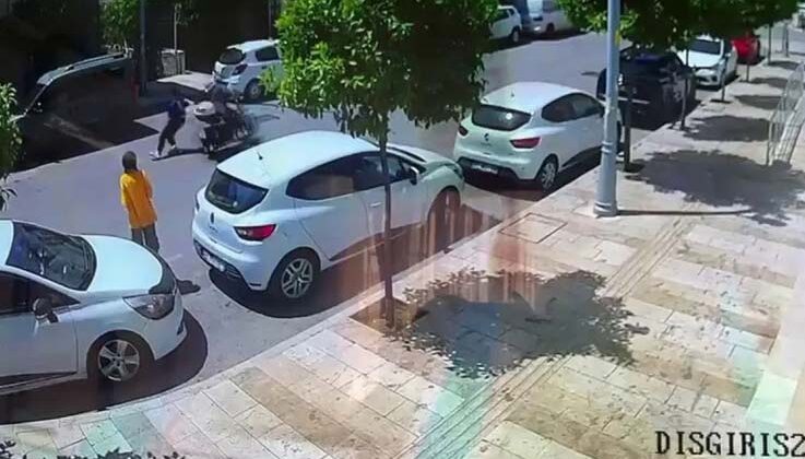 Bir anda yola fırladı, kazayı ucuz atlattı