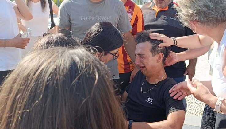 Yayaya çarpan motosiklet sürücüsü gözyaşlarını tutamayıp ağlama krizine girdi