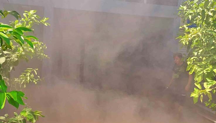 Dairede çıkan yangın kayıt dışı kiralamayı ortaya çıkardı
