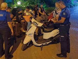 Kemer’de dilencilere işlem yapıldı