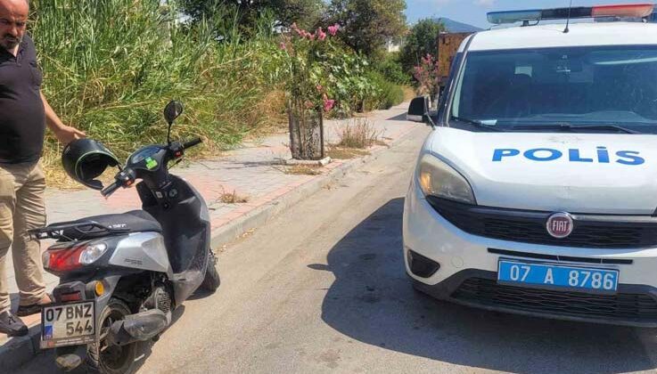 Kaza yapan motosikletin sürücüsü yaralandı