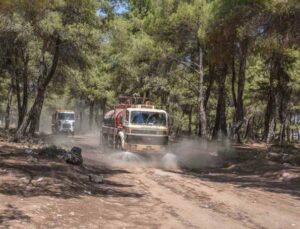 Kepez Belediyesi, orman yangınına karşı teyakkuzda