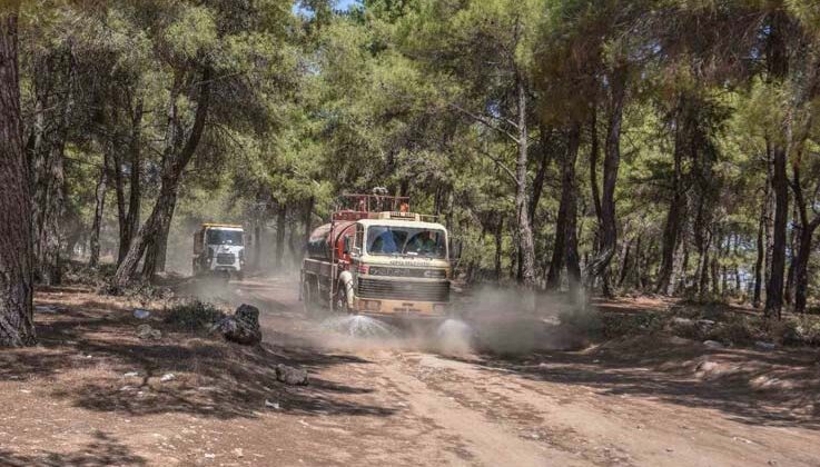 Kepez Belediyesi, orman yangınına karşı teyakkuzda