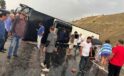 Antalya’da yolcu otobüsü devrildi: 10 yaralı