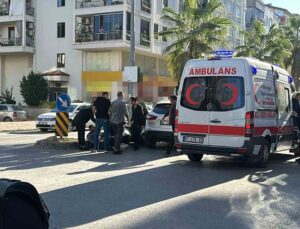 Otomobil ile motosiklet çarpıştı: 1 yaralı