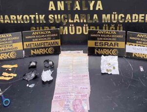 Antalya’da son 1 haftada çok sayıda uyuşturucu madde ele geçirildi