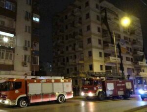 Antalya’da metruk binada yangın