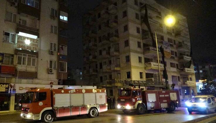 Antalya’da metruk binada yangın