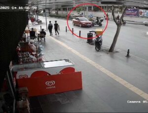 ATV, kırmızı ışıkta geçen otomobile çarptı: 1 yaralı