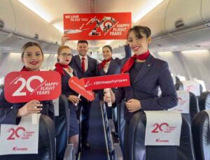 Corendon Airlines, 20’inci yaşını yolcularıyla gökyüzünde kutluyor
