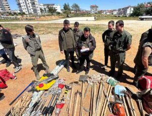 Manavgat’ta orman yangınıyla mücadele eğitimi verildi