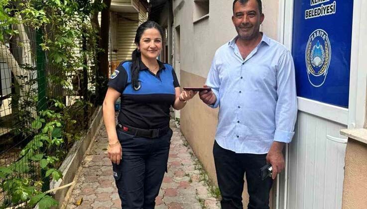 Zabıta ekipleri kayıp telefonu sahibine ulaştırdı