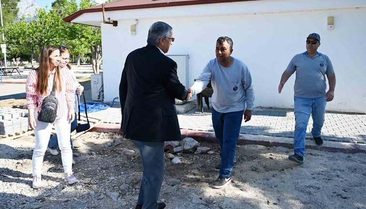 Başkan Topaloğlu ilçe genelindeki çalışmaları denetledi