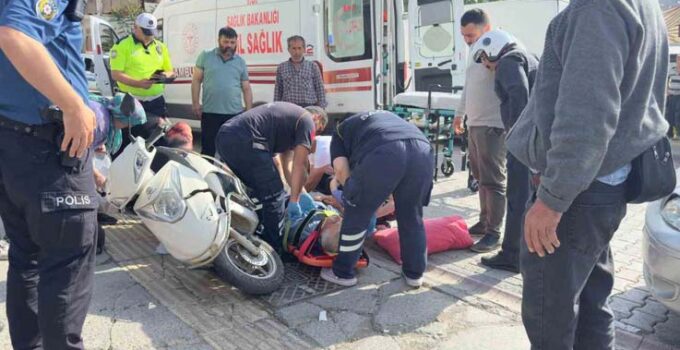 Gazipaşa’da ters yön ihlali kazaya neden oldu: 1 yaralı