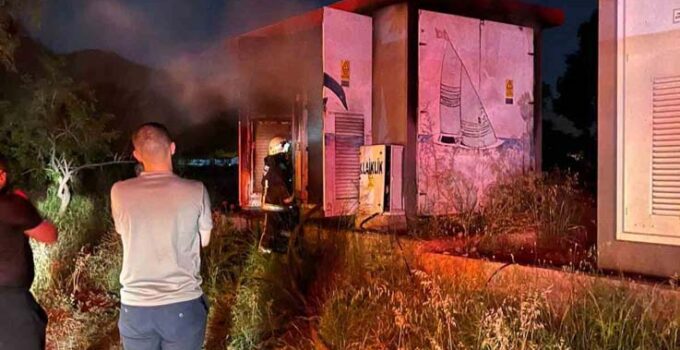 Gazipaşa’da trafo yangını ekiplerin müdahalesiyle söndürüldü