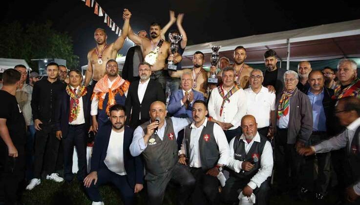 Serik’te Başpehlivan Cengizhan Şimşek oldu