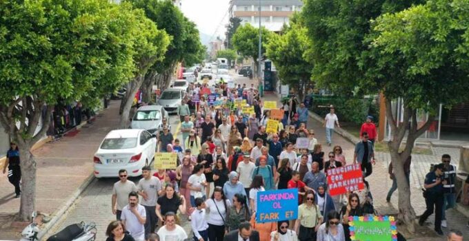 Gazipaşa’da Engelliler Haftası dolayısıyla farkındalık yürüyüşü