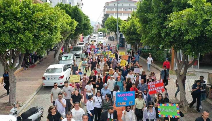 Gazipaşa’da Engelliler Haftası dolayısıyla farkındalık yürüyüşü