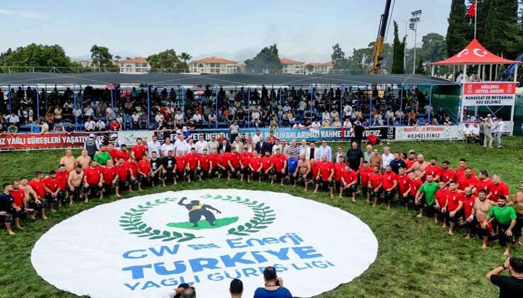 Manavgat’ta yağlı güreş coşkusu yaşanıyor
