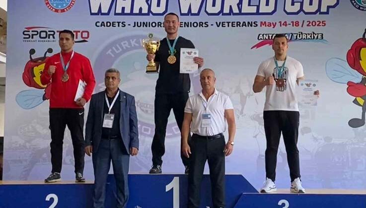 Kemer’in Kick Boks sporcuları dünya şampiyonasından dört madalyayla döndü