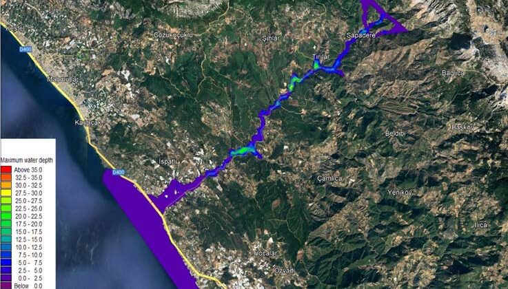 Alanya ve çevresindeki derelerde taşkın riskleri ölçüldü