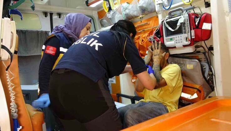 Otomobile çarpıp ’kimseye bir şey oldu mu’ diye gözyaşı dökmüştü, alkollü çıktı, polise mukavemetten tutuklandı