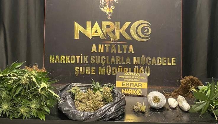 Antalya’da bir haftada 17 zehir taciri tutuklandı