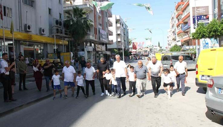 Antalya’da 7 dede, 7 torunuyla birlikte teknolojiye karşı yarıştı