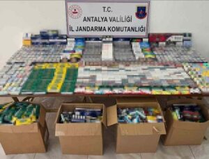 Manavgat’ta iki işletmeye kaçak elektronik sigara operasyonu