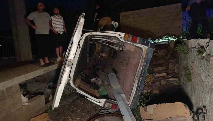 ‘Balık avlayacağım’ deyip patronundan aldığı araçla evin avlusuna uçtu