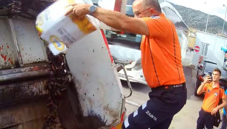 50 kilo midye şehirlerarası otobüsün teknik takibiyle ele geçirildi
