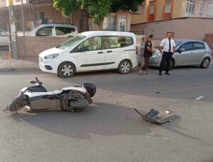 İşe giden kadına çarpıp kaçtı, plakası ve tamponu olay yerinde kaldı