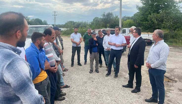 Serik’te dolu tarım arazilerine zarar verdi, hasar tespit çalışması başlatıldı