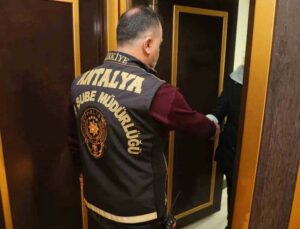 Antalya’da günübirlik konaklama yerlerine denetim: 1 işletme ve 5 kişiye ceza