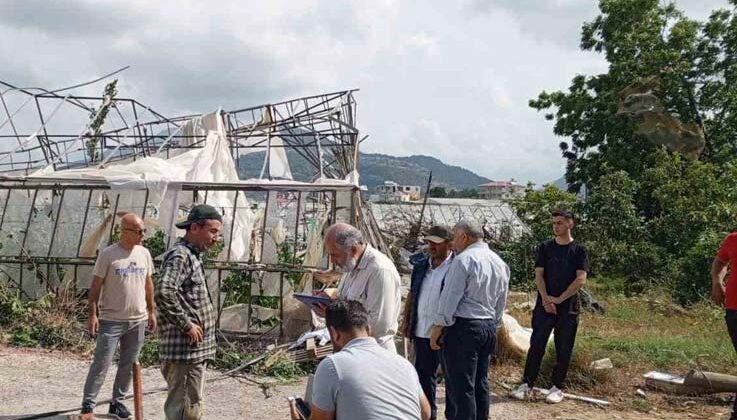 Antalya Gazipaşa’daki hortumun bilançosu belli oldu