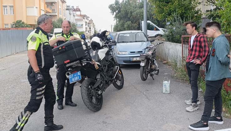 Polisi görünce kaçan motosikletliye 19 bin 677 TL para cezası