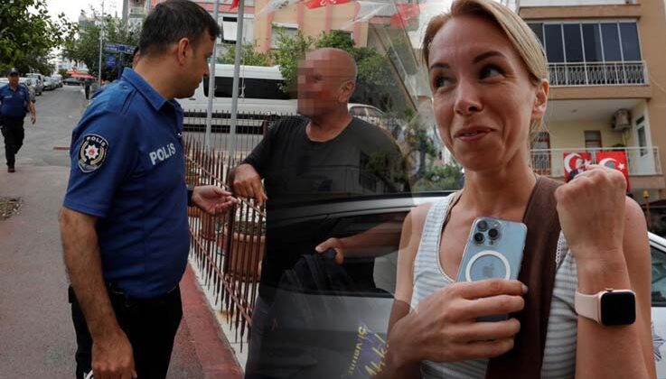 Kaybolan akıllı kol saatini GPRS ile takip eden Rus turist, polis ekipleriyle baskın yaptı