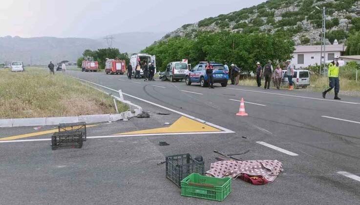 Antalya’da trafik kazası: 1 ölü, 3 yaralı