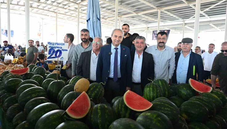 Çankaya Mahallesinin ilk kapalı pazarı hizmete açıldı
