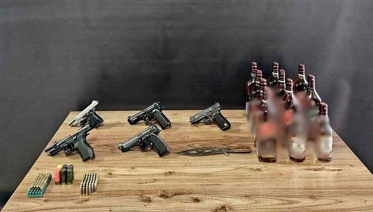 Gazipaşa’da ruhsatsız silah operasyonu