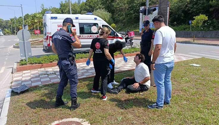 Kazaya ilk müdahaleyi Jandarma ekibi yaptı
