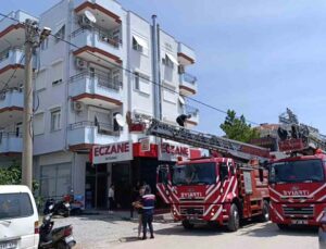 Baca yangını itfaiye ve jandarmayı alarma geçirdi
