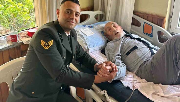 Askerlik Şubesi Başkanı Şahiner’den Kore Gazisi’ne anlamlı ziyaret