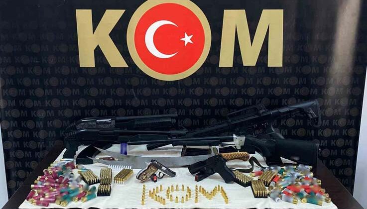 Antalya’da son bir haftada 33 şüpheli yakalandı, çok sayıda silah ve kaçak ürün ele geçirildi