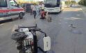 Serik’te otobüs ile elektrikli motosiklet çarpıştı: 2 yaralı
