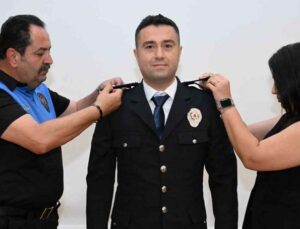Antalya Emniyet Müdürlüğü’nde rütbe terfi töreni düzenlendi